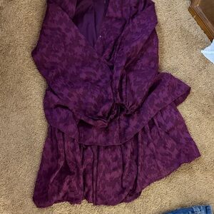 Entro Purple High Low Dress